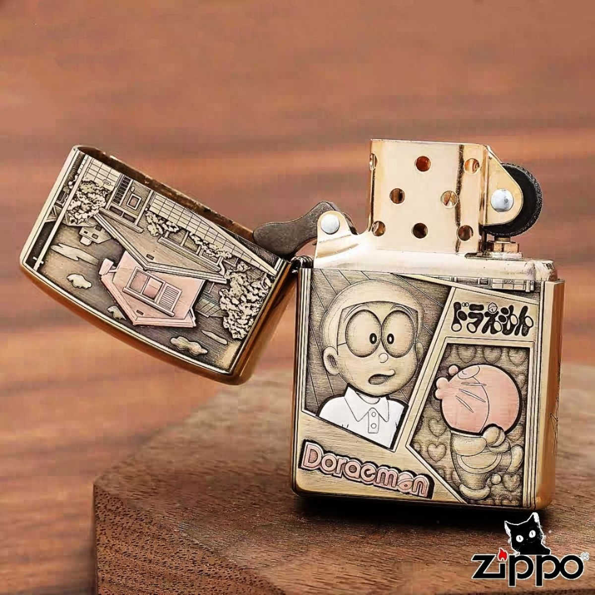 Doraemon Zippo lighter 3D Relief Stand By Me