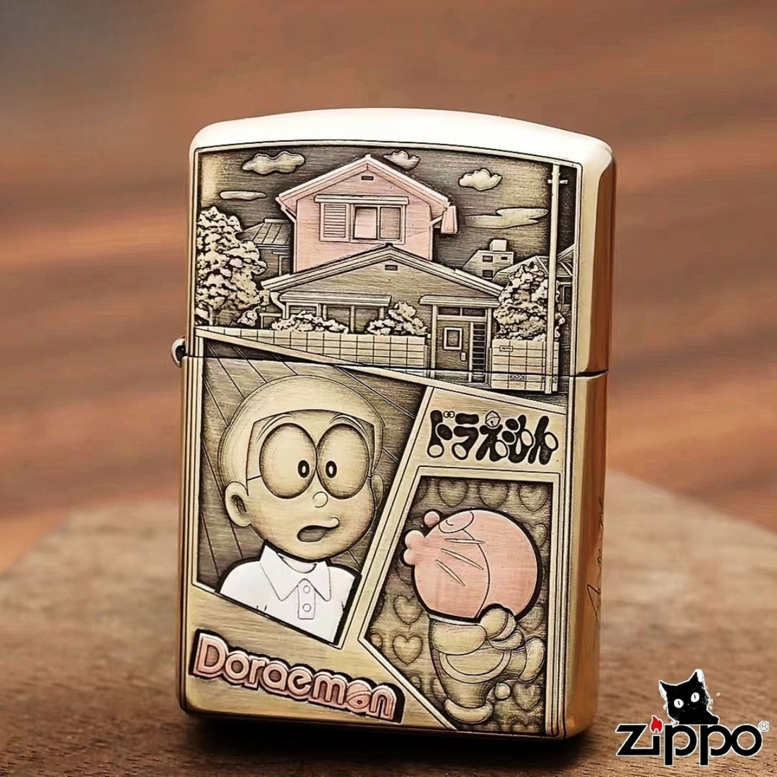 Doraemon Zippo lighter 3D Relief Stand By Me