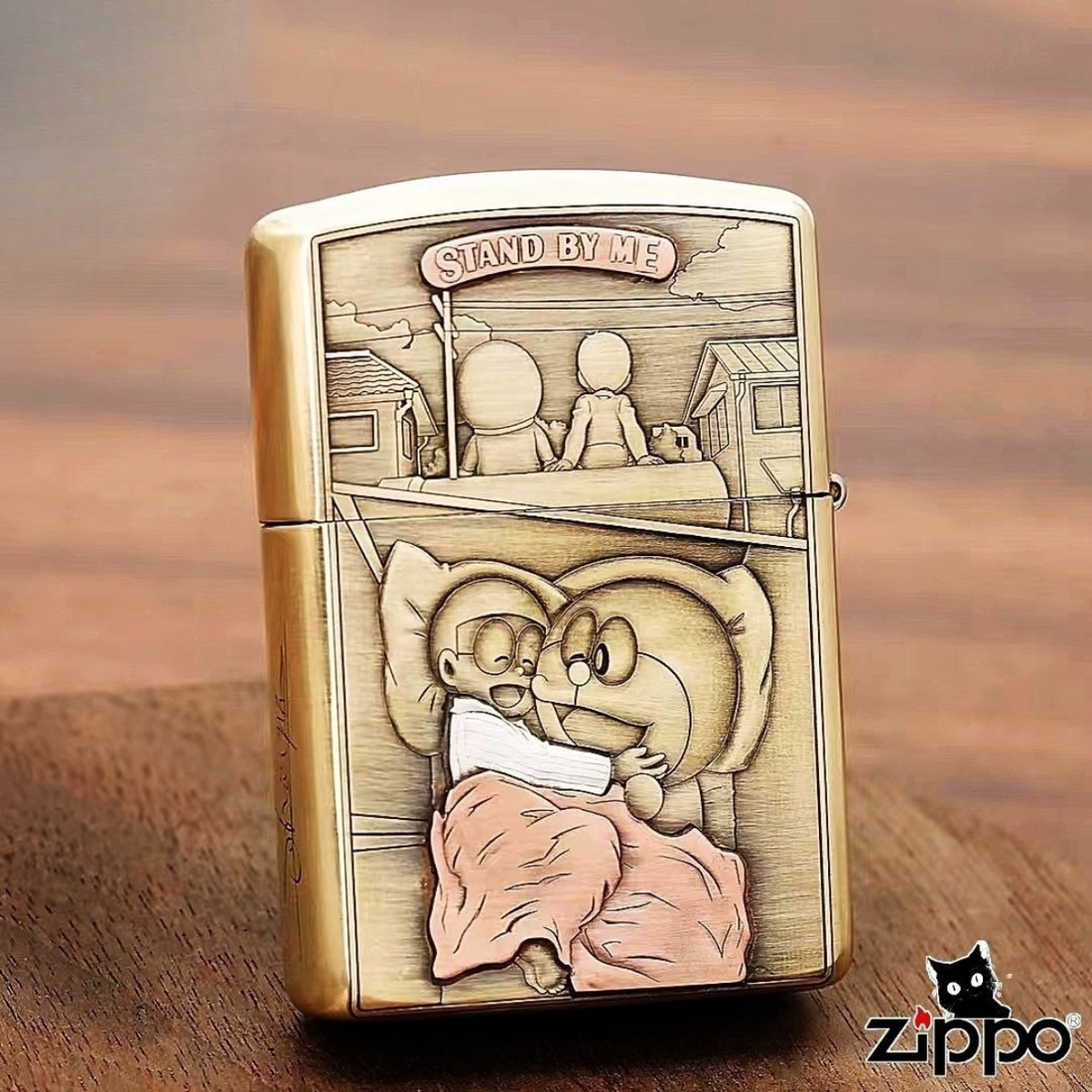 Doraemon Zippo lighter 3D Relief Stand By Me