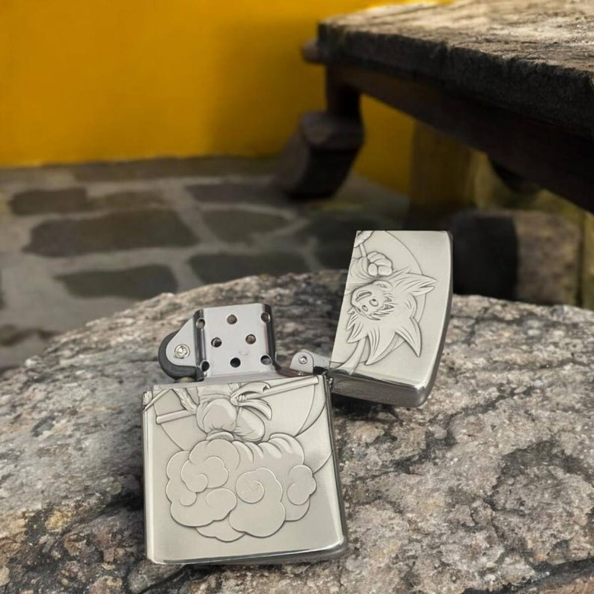 Go.ku Drag.on B.a.ll with Dragon Design - Zorro 3D Relief Metal Lighter