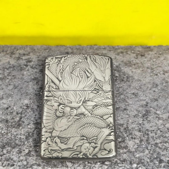 Go.ku Drag.on B.a.ll with Dragon Design - Zorro 3D Relief Metal Lighter