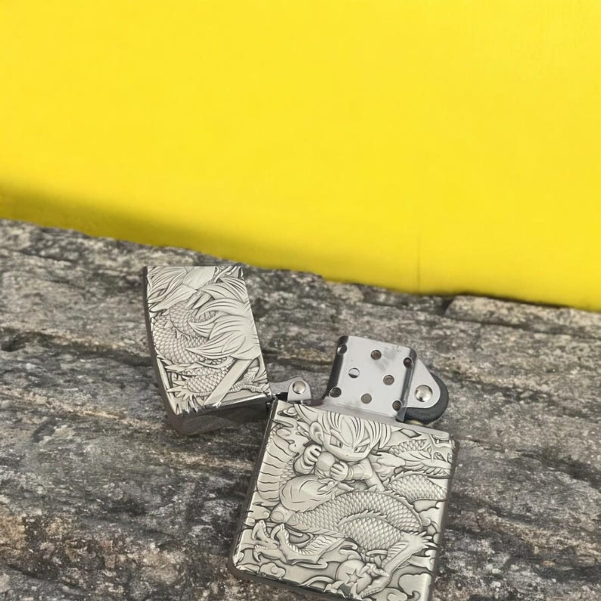 Go.ku Drag.on B.a.ll with Dragon Design - Zorro 3D Relief Metal Lighter