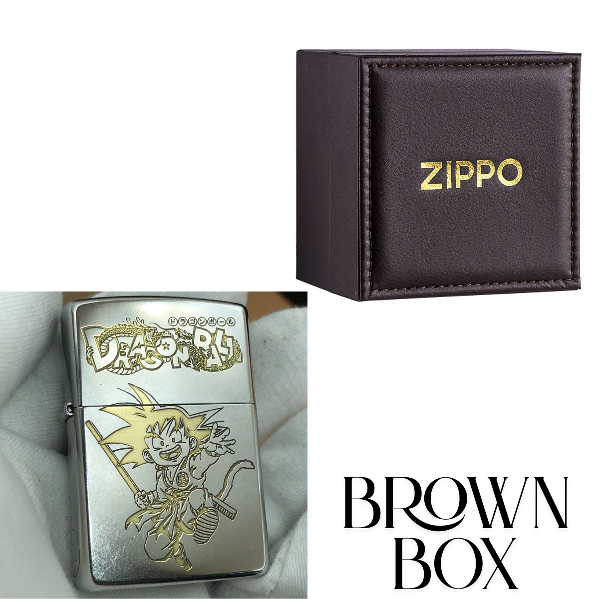 D.r.a.g.o.n B.a.l.l Zippo Lighter Classic Street Chrome – Deep Engraved Kid G.o.k.u Design