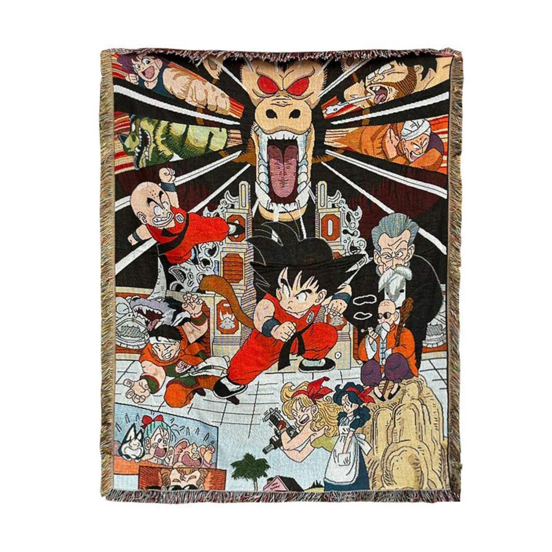 D.r.a.g.o.n B.a.l.l Woven Blanket – Cozy Sofa or Bed Cover
