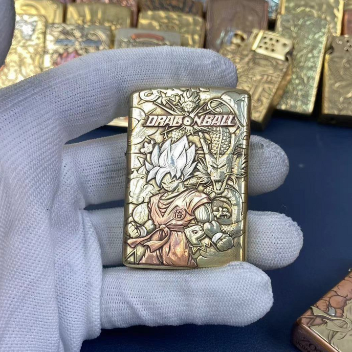 Handcrafted Dra.g.on B.a.ll Anime Lighter - Go.ku Design, Perfect Gift