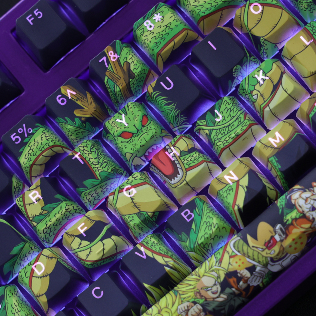 D.r.a.g.o.n B.a.l.l Keycap Set – Custom Anime Keycaps for Mechanical Keyboards