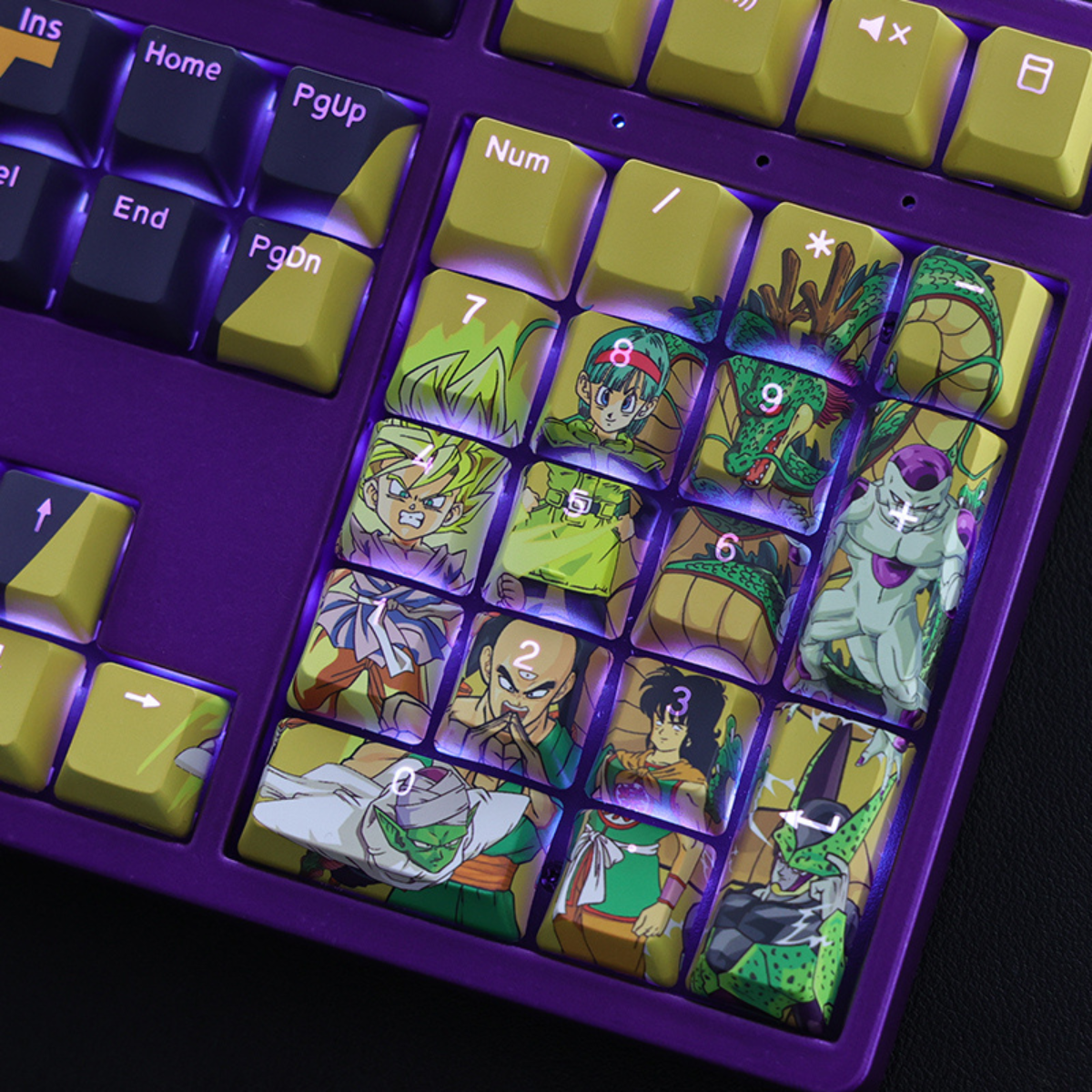 D.r.a.g.o.n B.a.l.l Keycap Set – Custom Anime Keycaps for Mechanical Keyboards