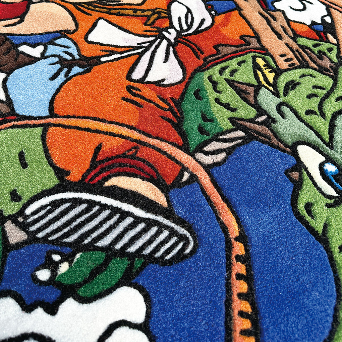 Pre Sale / Made to order Handmade Rug – G.o.k.u & S.h.e.n.r.o.n Tufted Carpet Decor