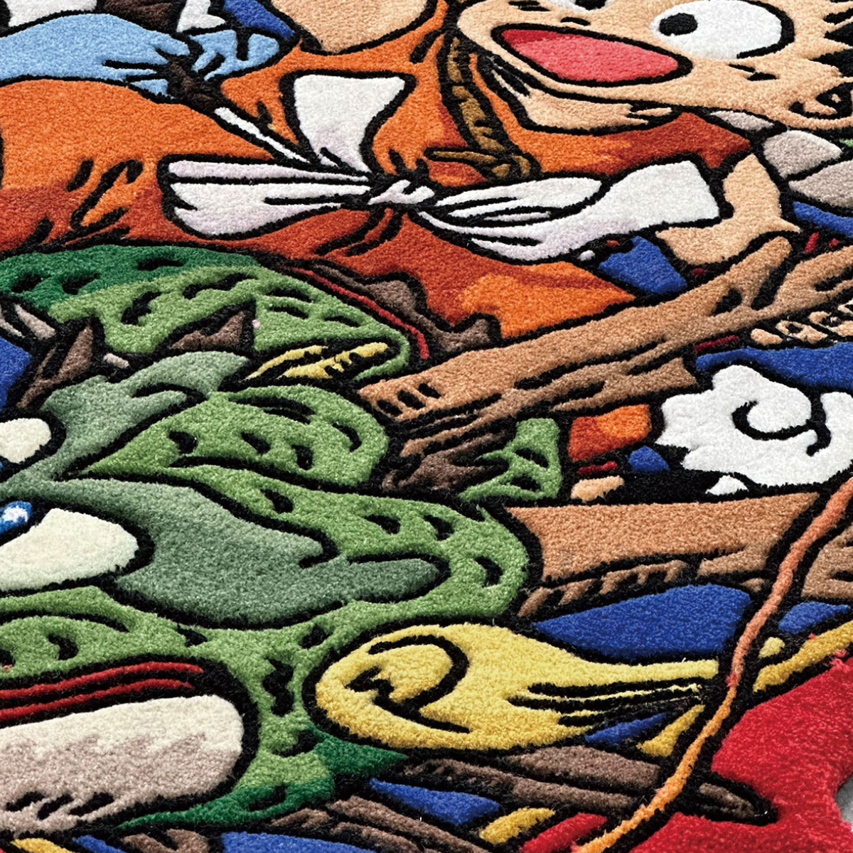 Pre Sale / Made to order Handmade Rug – G.o.k.u & S.h.e.n.r.o.n Tufted Carpet Decor