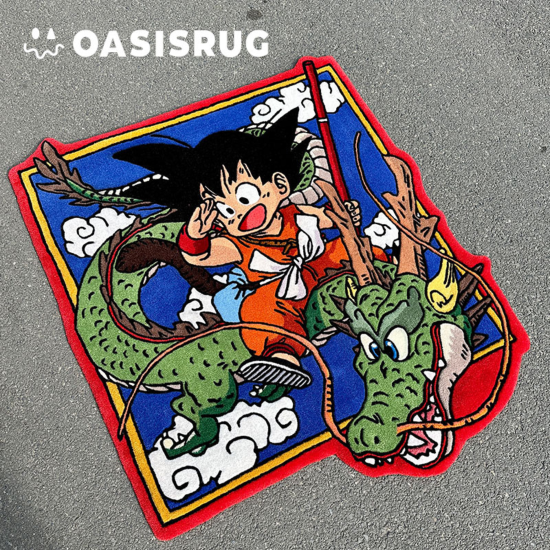 Pre Sale / Made to order Handmade Rug – G.o.k.u & S.h.e.n.r.o.n Tufted Carpet Decor