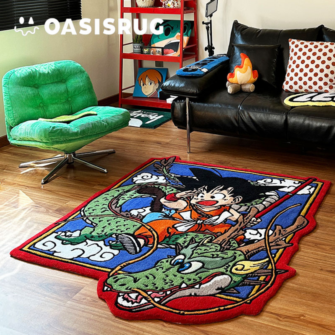 Pre Sale / Made to order Handmade Rug – G.o.k.u & S.h.e.n.r.o.n Tufted Carpet Decor