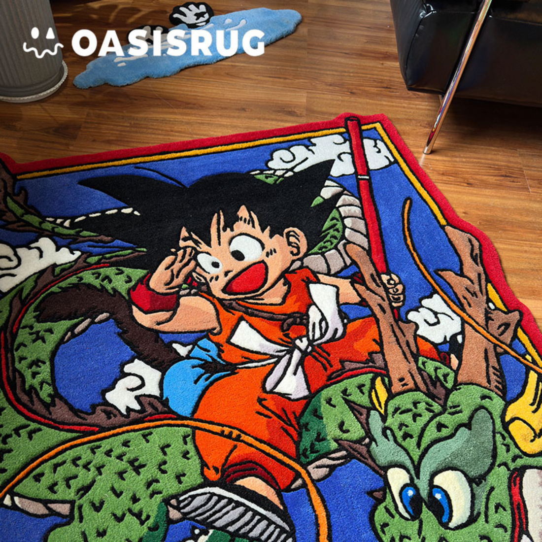 Pre Sale / Made to order Handmade Rug – G.o.k.u & S.h.e.n.r.o.n Tufted Carpet Decor