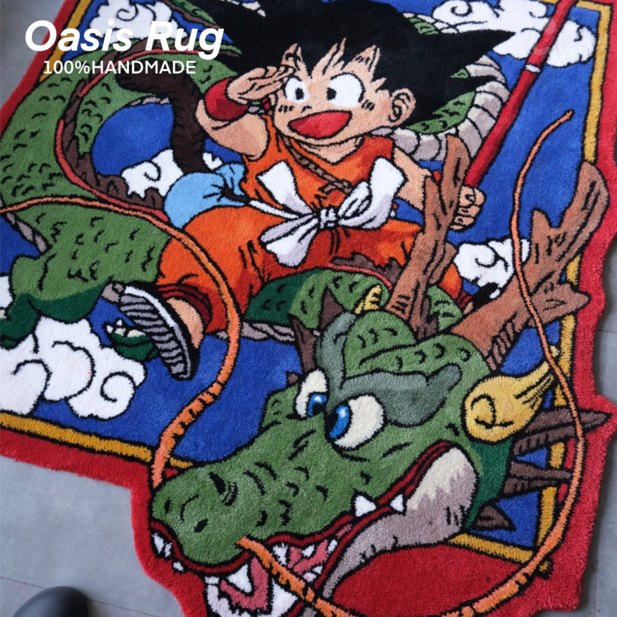 Pre Sale / Made to order Handmade Rug – G.o.k.u & S.h.e.n.r.o.n Tufted Carpet Decor