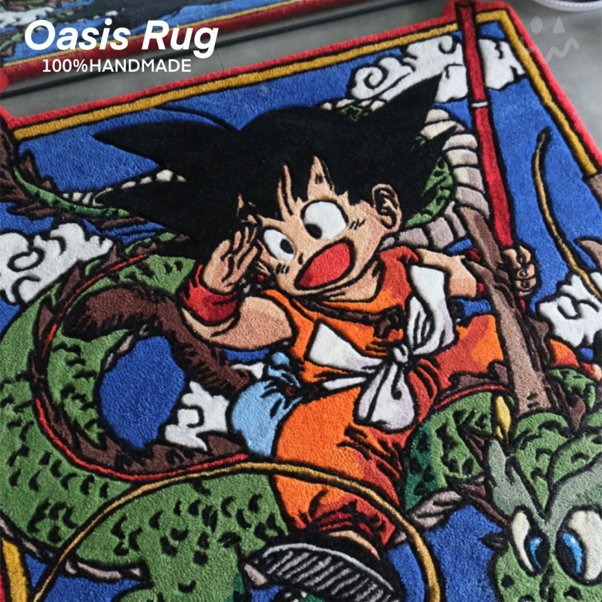 Pre Sale / Made to order Handmade Rug – G.o.k.u & S.h.e.n.r.o.n Tufted Carpet Decor