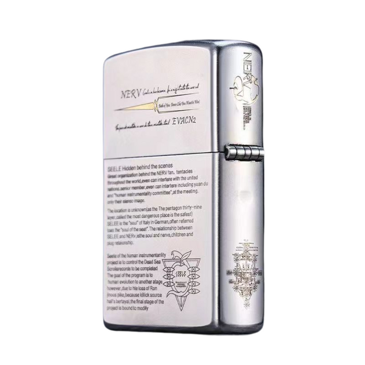 Neon Genesis Evangelion Deep Carved Zippo Lighter - Premium Anime Collectible