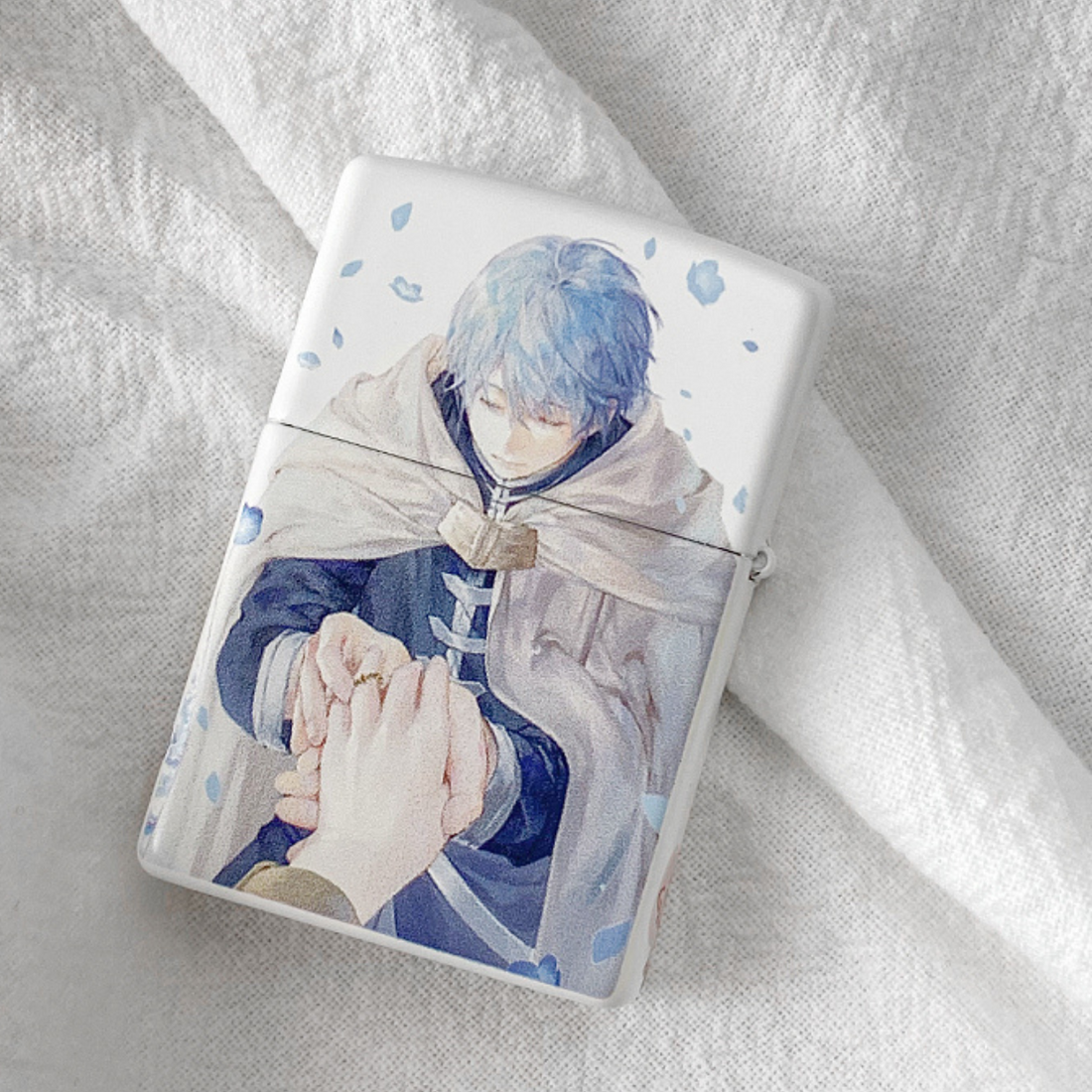 Frieren Anime Zippo Lighter – Pure Copper Windproof Color Print