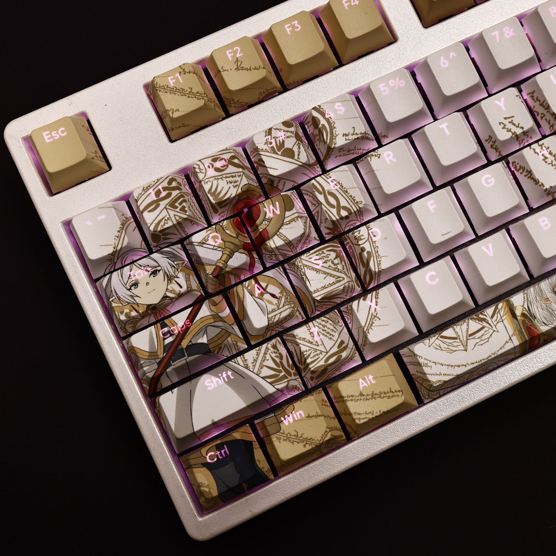 Frieren Keycap Set – Anime Keycaps for Mechanical Keyboards
