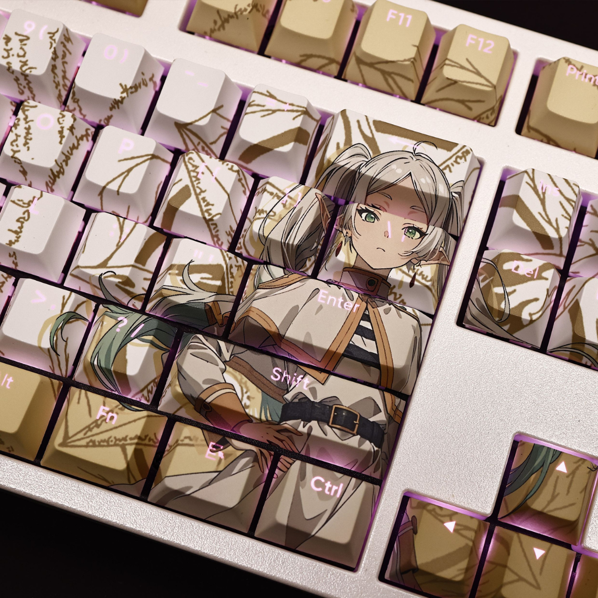 Frieren Keycap Set – Anime Keycaps for Mechanical Keyboards