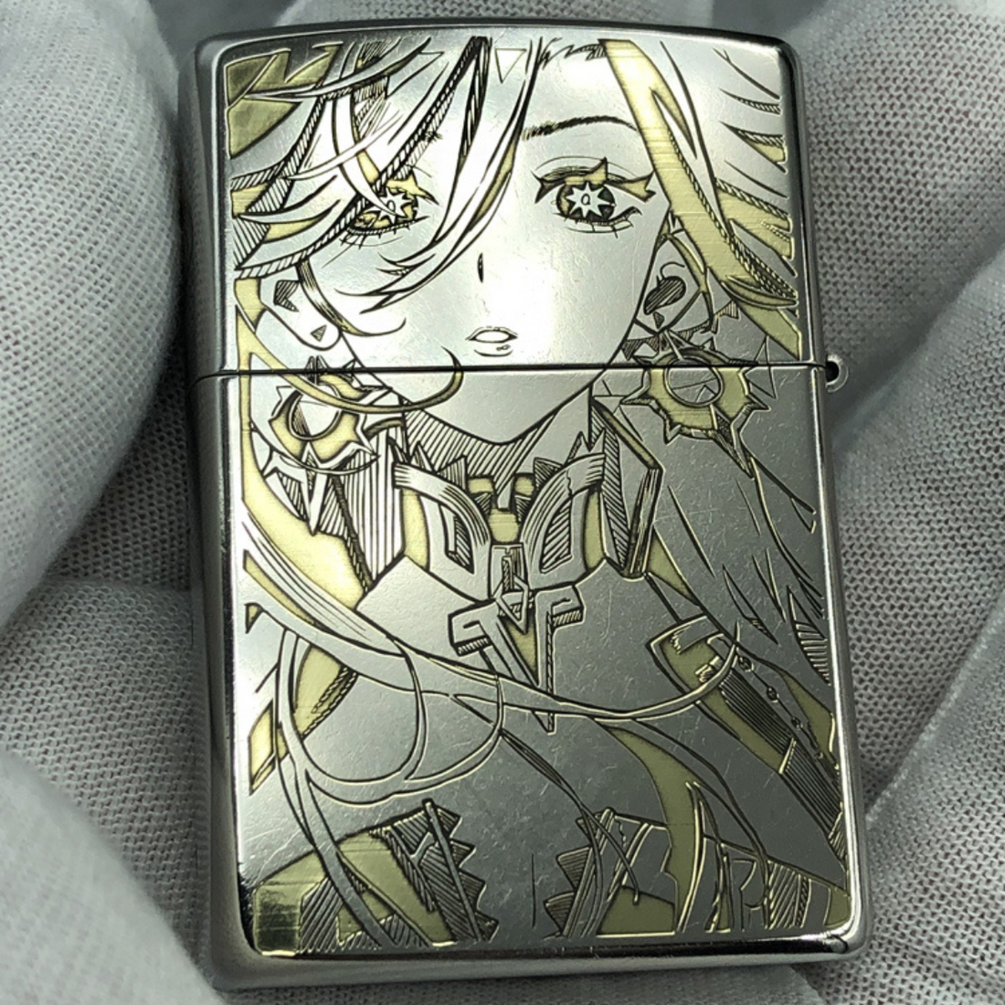 Genshin Impact Deep Engraved Zippo Lighter – Custom Design