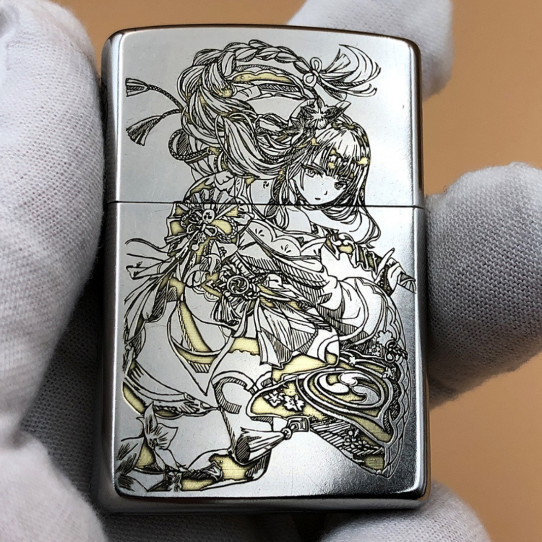 Genshin Impact Deep Engraved Zippo Lighter – Custom Design