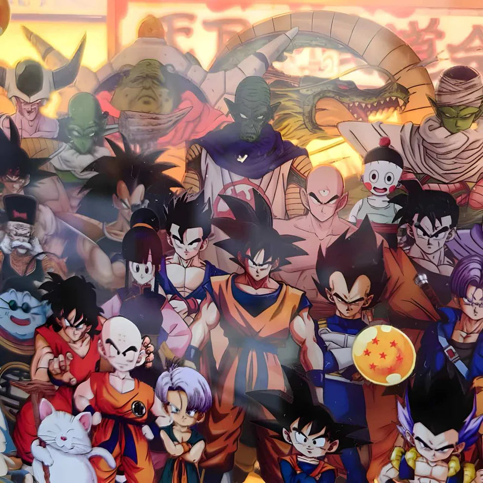 Gaminin™ GlowBox | 3D Anime LED Night Light with Acrylic Art & Wooden Base