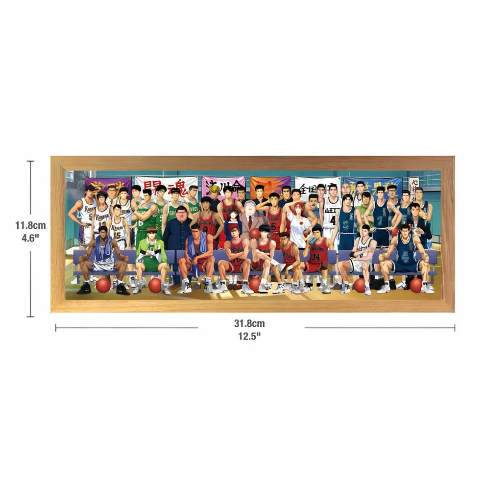 Gaminin™ GlowBox | 3D Anime LED Night Light with Acrylic Art & Wooden Base