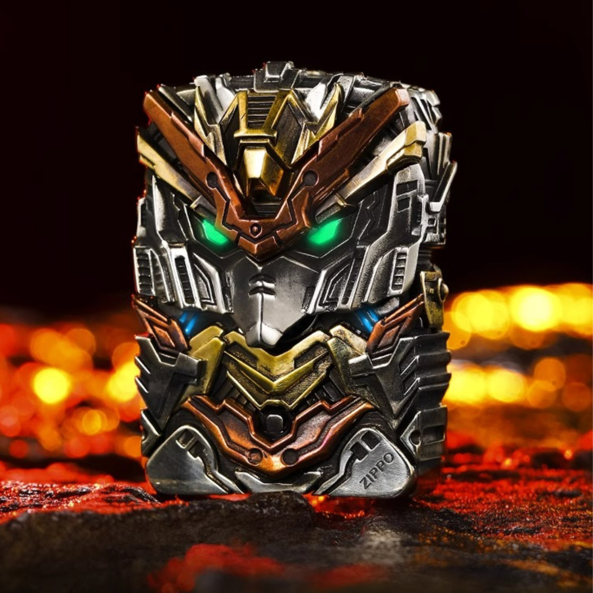 Gundam Thunder Mecha Zippo Lighter, Luminous Heavy Armor