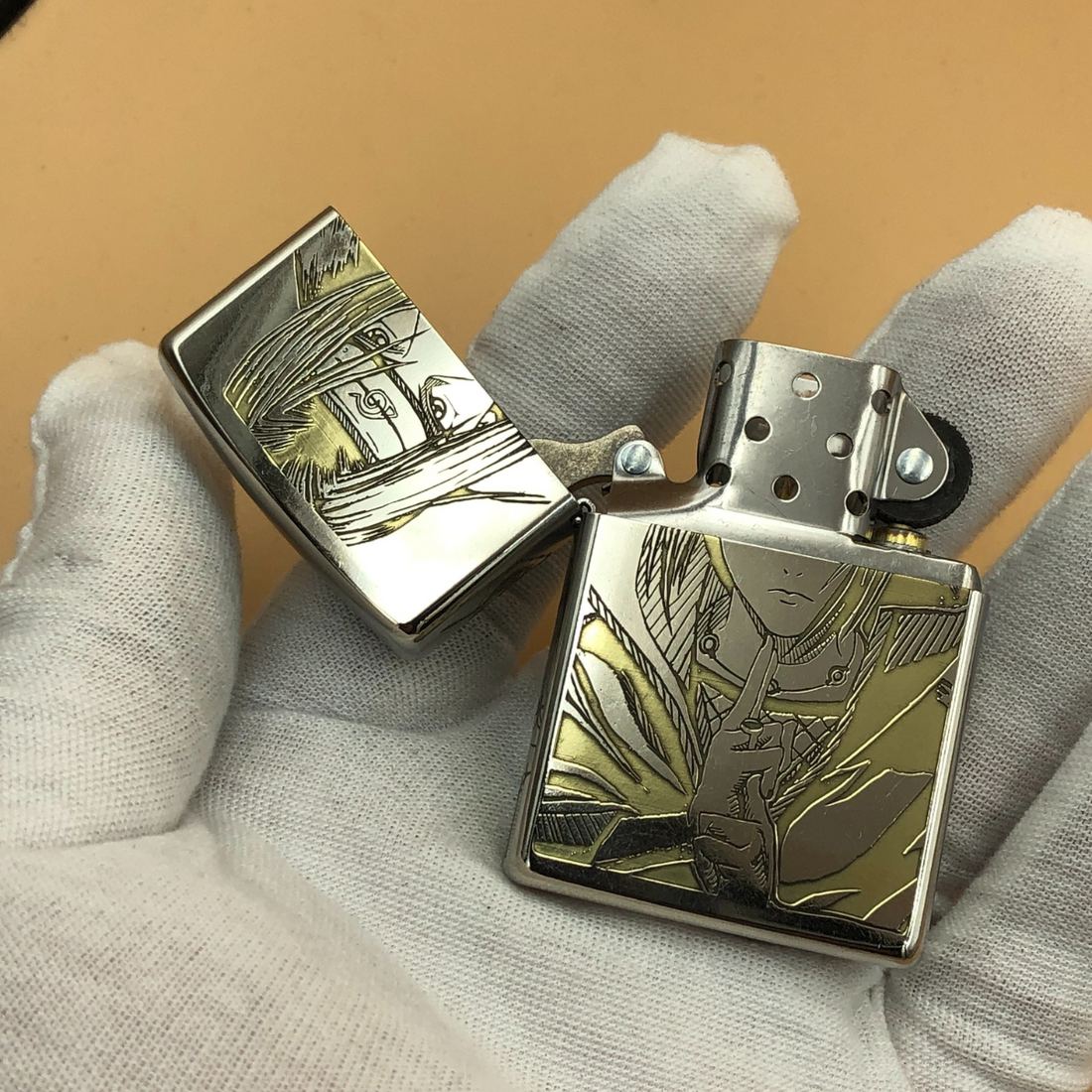 Itachi Uchiha Zippo Lighter – 4-Sided Deep Engraved with Clan Symbols