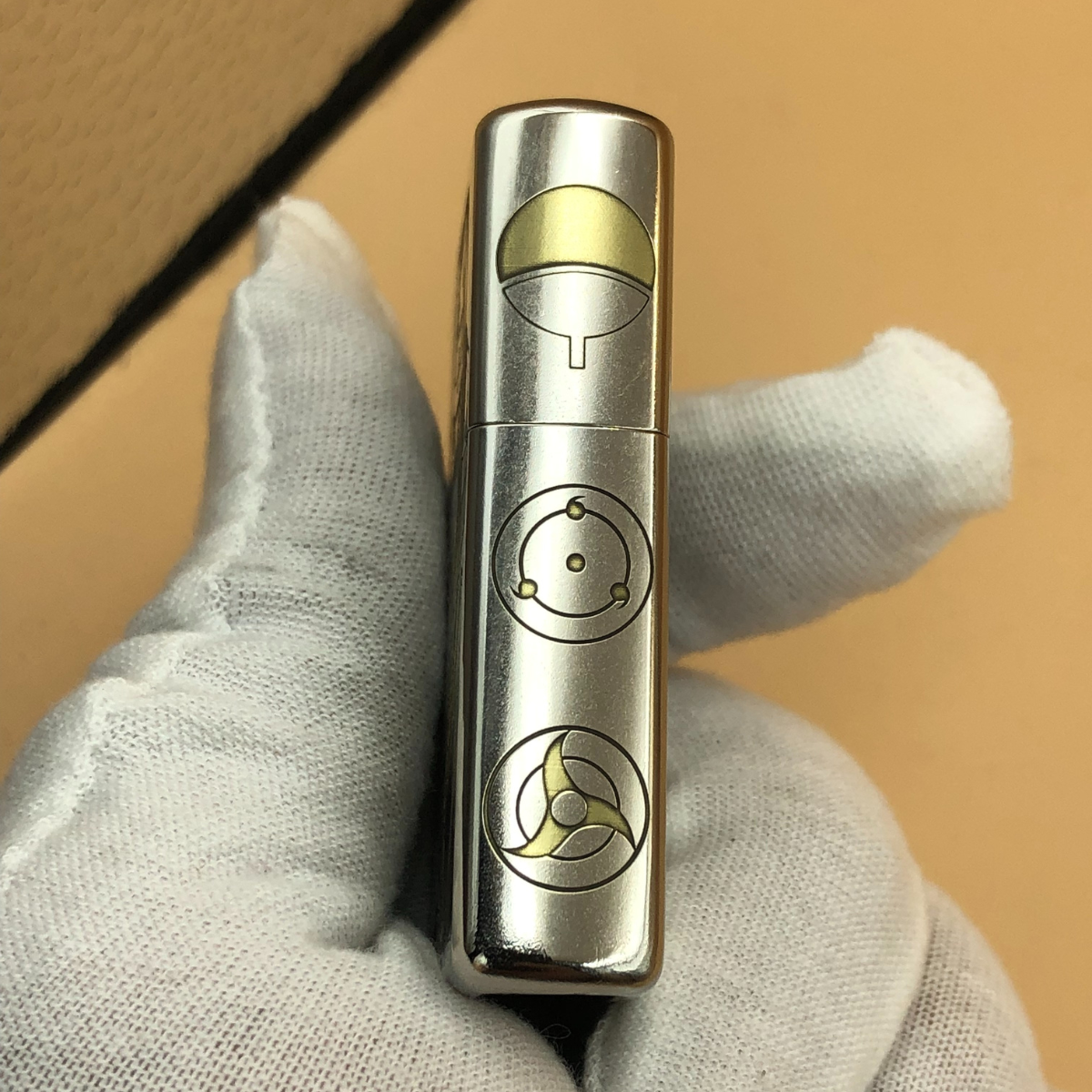 Itachi Uchiha Zippo Lighter – 4-Sided Deep Engraved with Clan Symbols