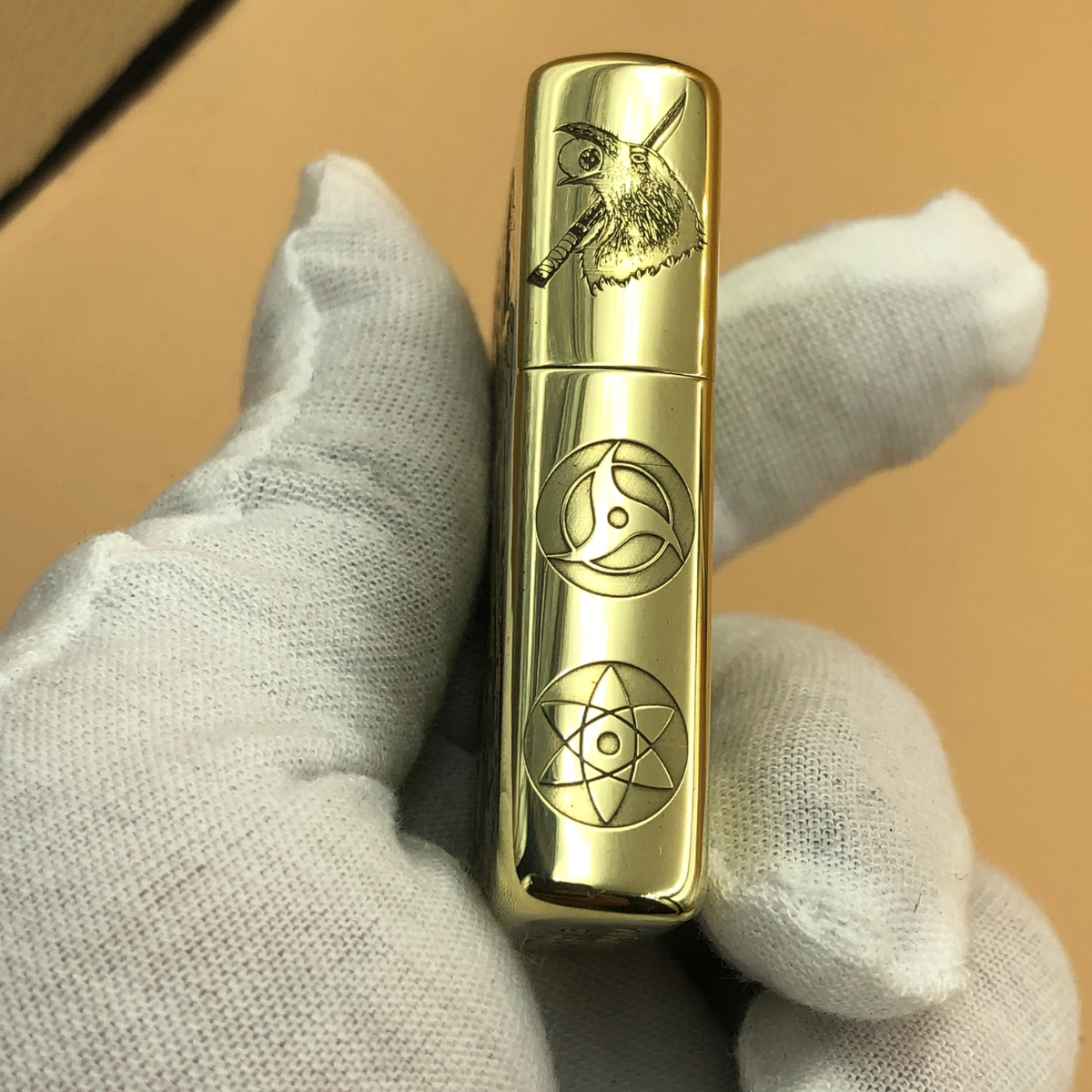 Itachi Uchiha Custom Engraved Lighter – Model 254B Copper | Deep Engraving |Armor and Standard Versions
