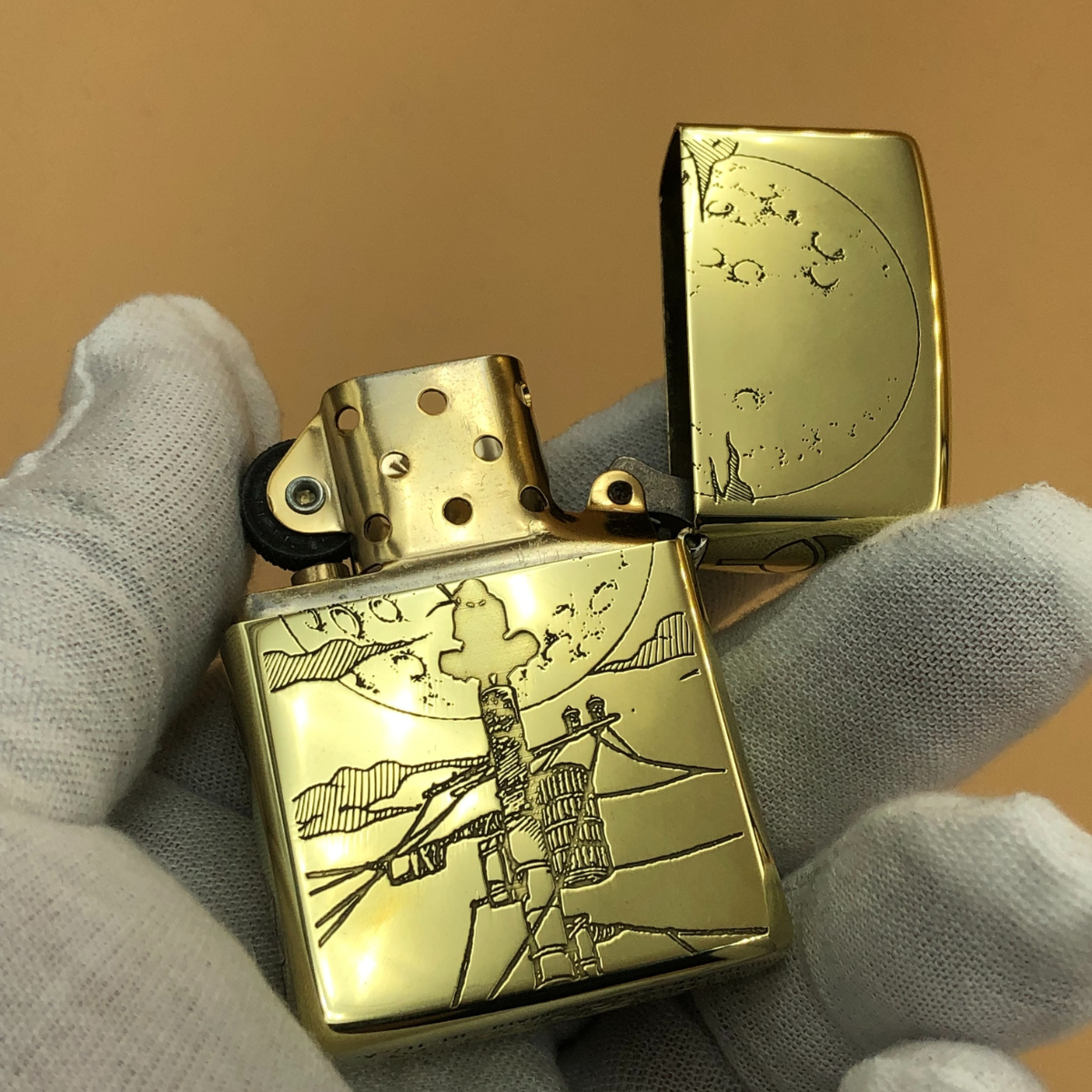 Itachi Uchiha Custom Engraved Lighter – Model 254B Copper | Deep Engraving |Armor and Standard Versions