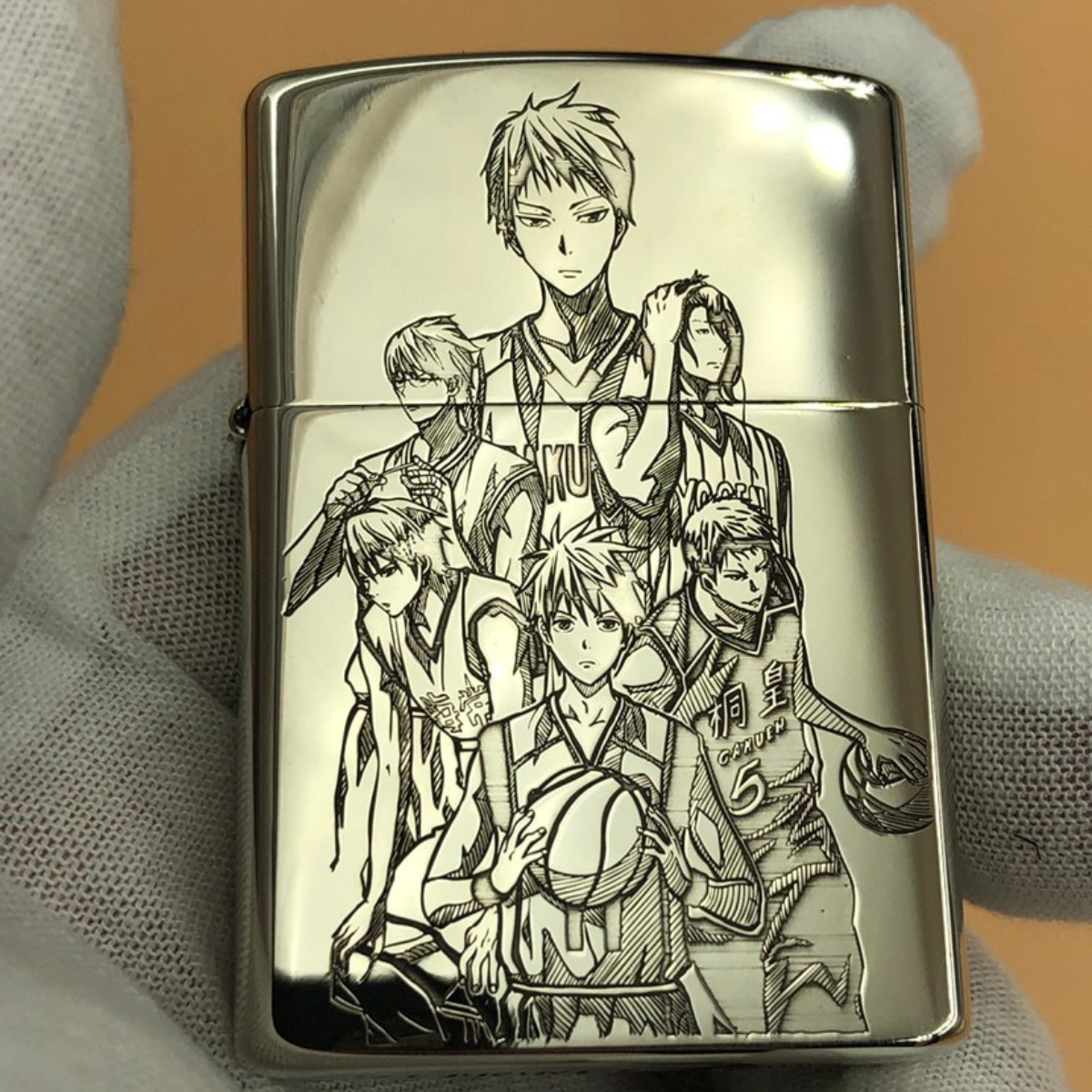 Kuroko no Basket Custom Lighter – Zorro Engraved Metal Design