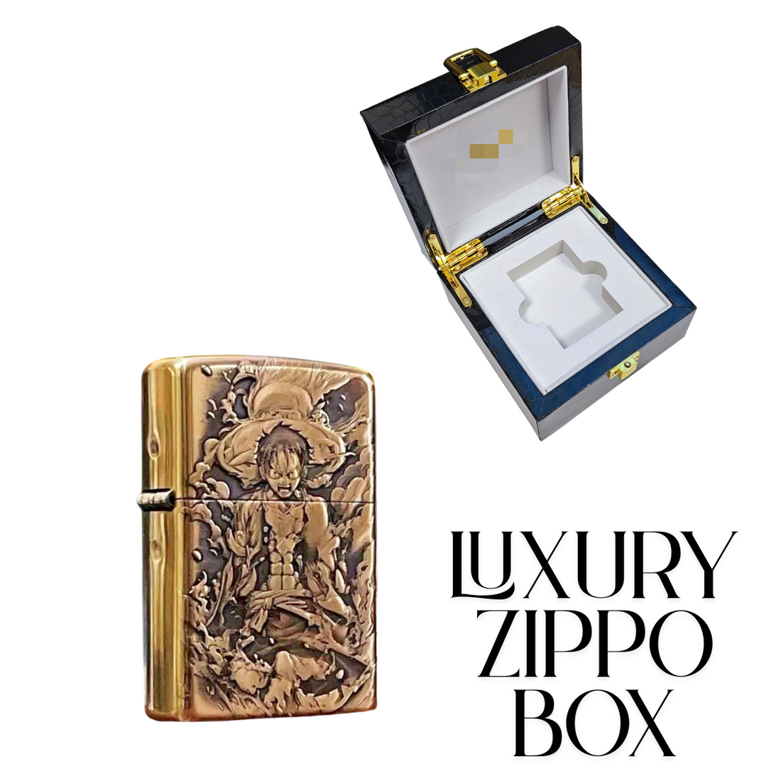 Luf.fy On.e Pi.ec.e 3D Zippo Lighter – Pure Copper 3D Armor Relief