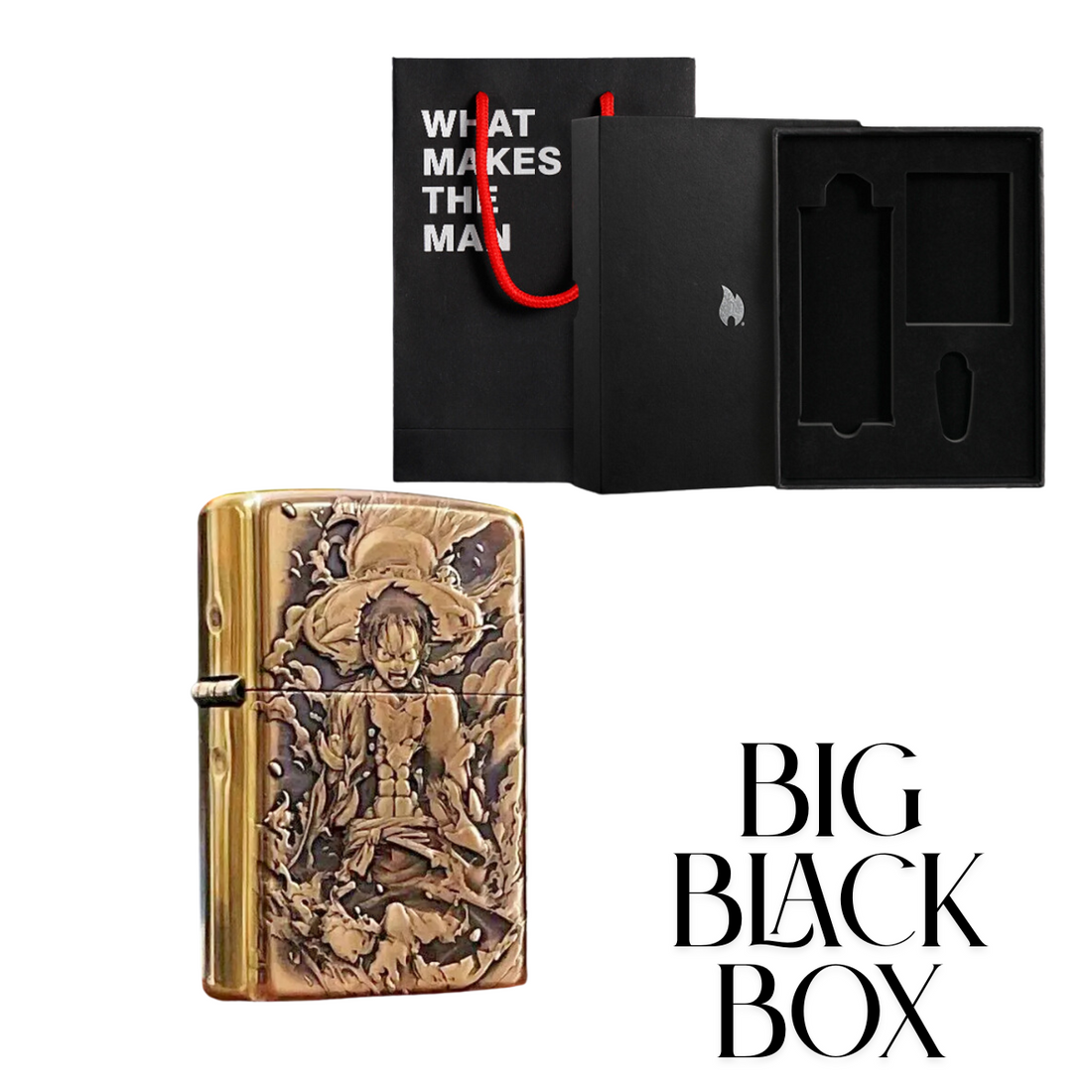 Luf.fy On.e Pi.ec.e 3D Zippo Lighter – Pure Copper 3D Armor Relief