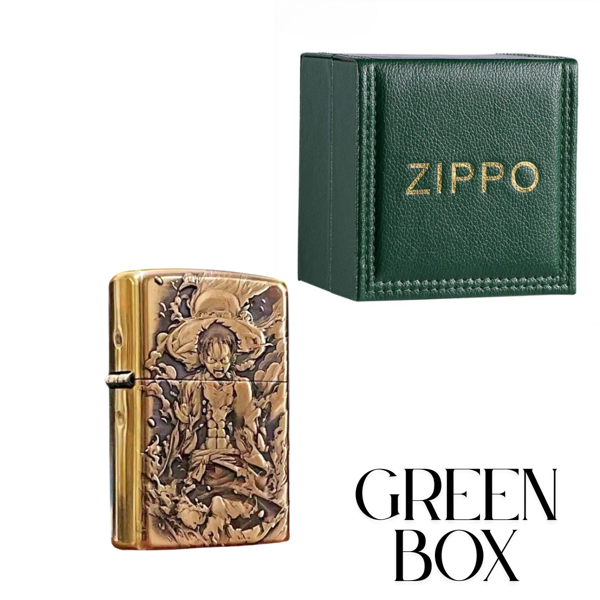 Luf.fy On.e Pi.ec.e 3D Zippo Lighter – Pure Copper 3D Armor Relief
