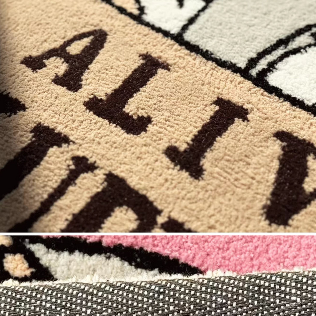 Pre Sale / Made to oder One Piece Luffy Wanted Rug – Handmade Tufted Anime Carpet