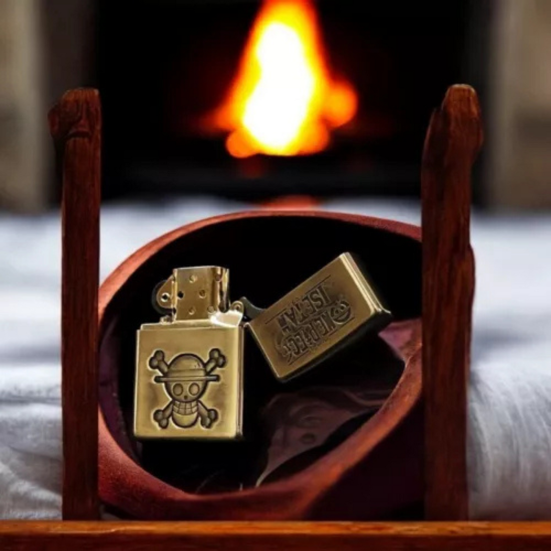 Luf.fy On.e Pi.ec.e 3D Zippo Lighter – Pure Copper 3D Armor Relief