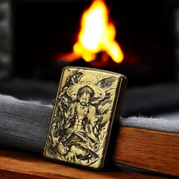 Luf.fy On.e Pi.ec.e 3D Zippo Lighter – Pure Copper 3D Armor Relief