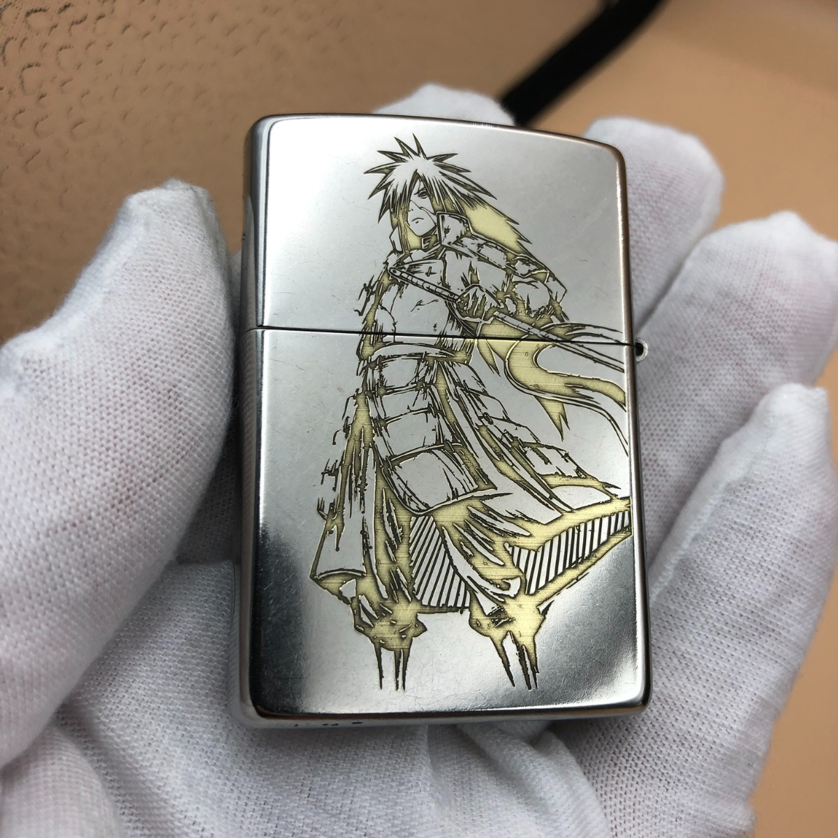 Madara Uchiha Zippo Classic Street Chrome Lighter –  Unique Naruto Gift for Boyfriend