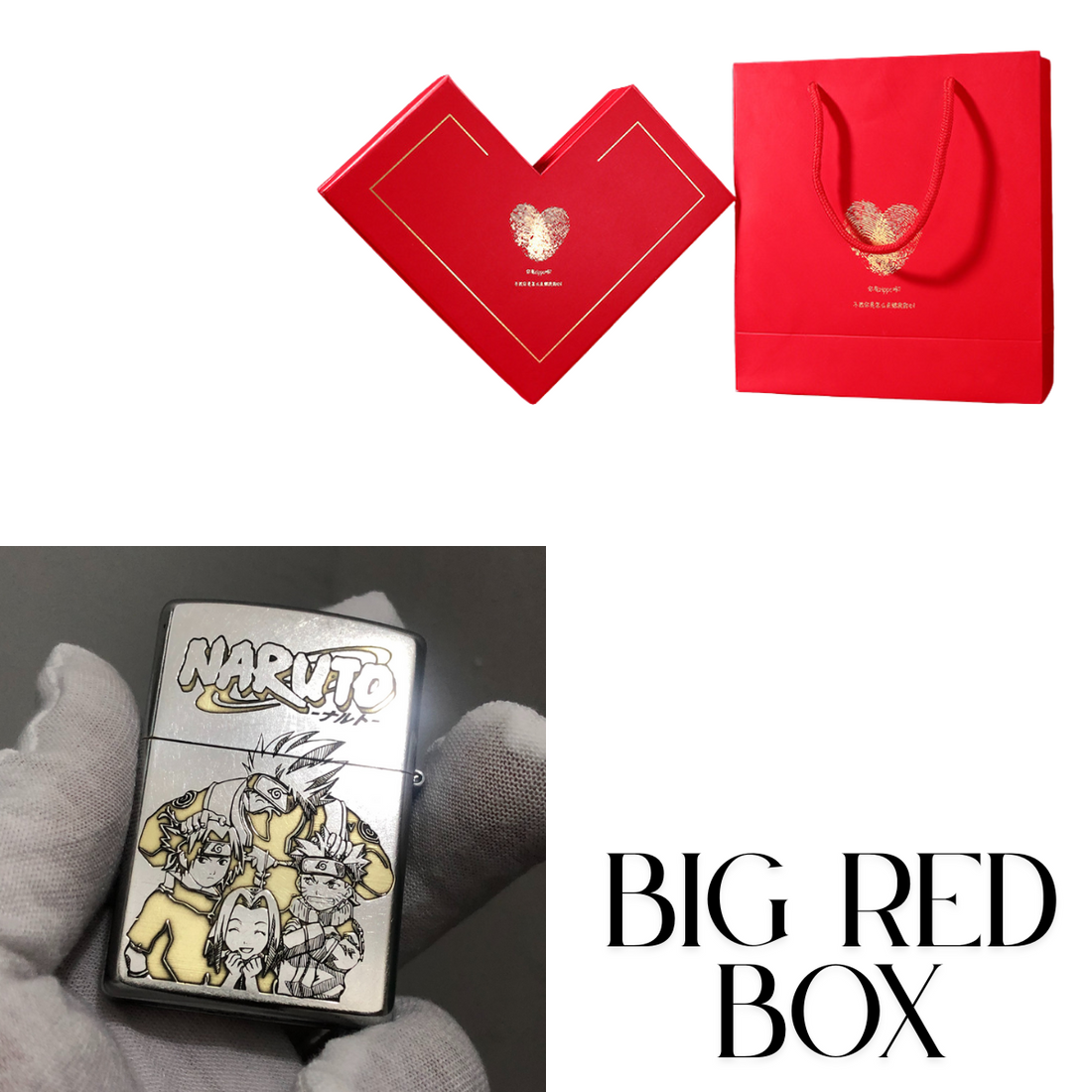 N.aru.to Zippo Lighter Silver Matte – Deep Engraved Team 7