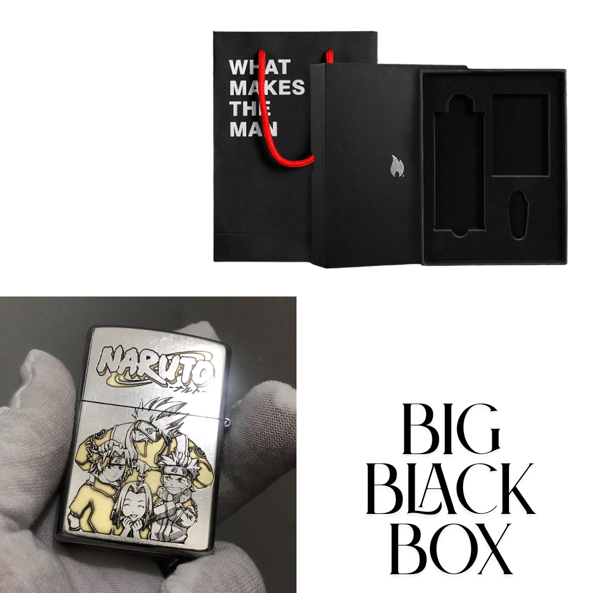 N.aru.to Zippo Lighter Silver Matte – Deep Engraved Team 7