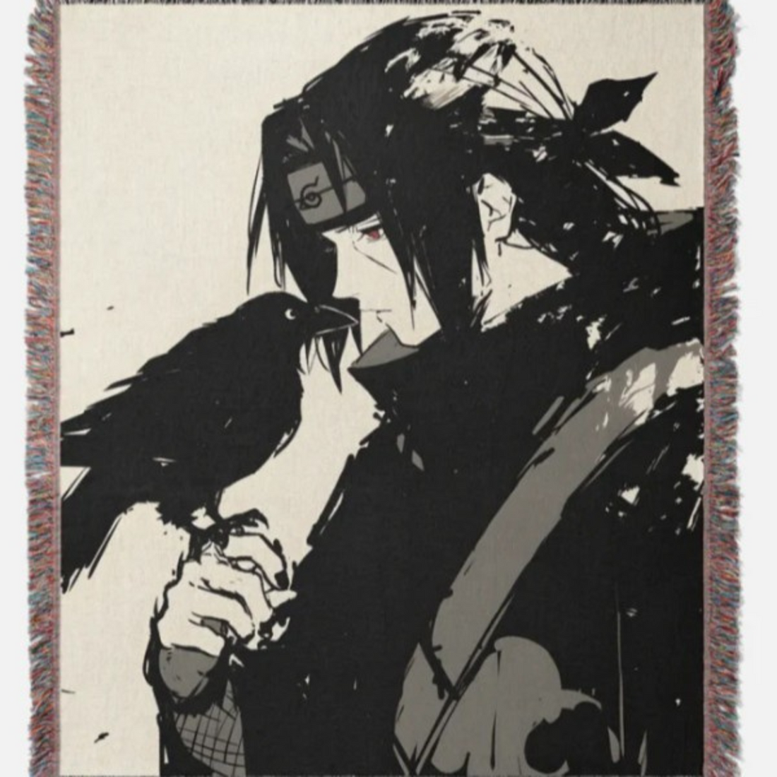 N.a.r.u.to Woven Blanket – Cozy Sofa or Bed Cover