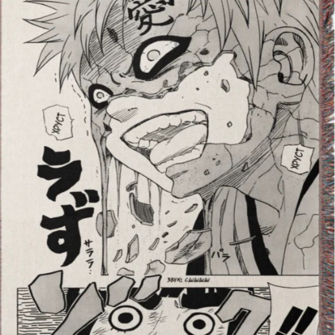 N.a.r.u.to Woven Blanket – Cozy Sofa or Bed Cover