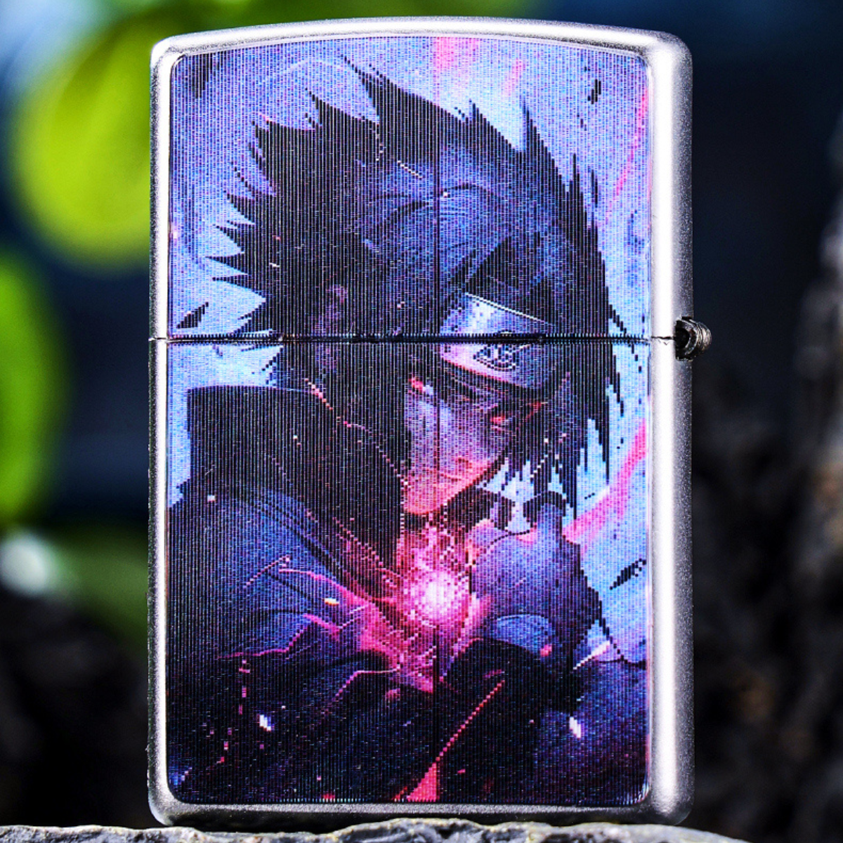 Anime Zippo Lighter - Na.ru.to 3D Flip Design | Naruto Lenticular Cover