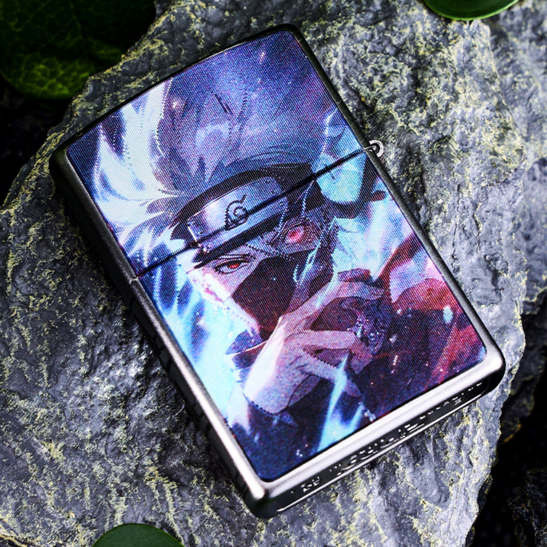 Anime Zippo Lighter - Na.ru.to 3D Flip Design | Naruto Lenticular Cover