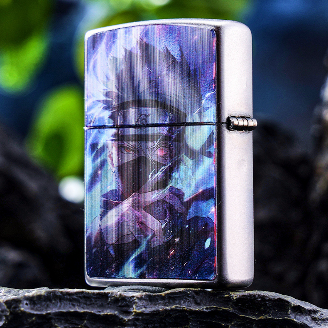 Anime Zippo Lighter - Na.ru.to 3D Flip Design | Naruto Lenticular Cover