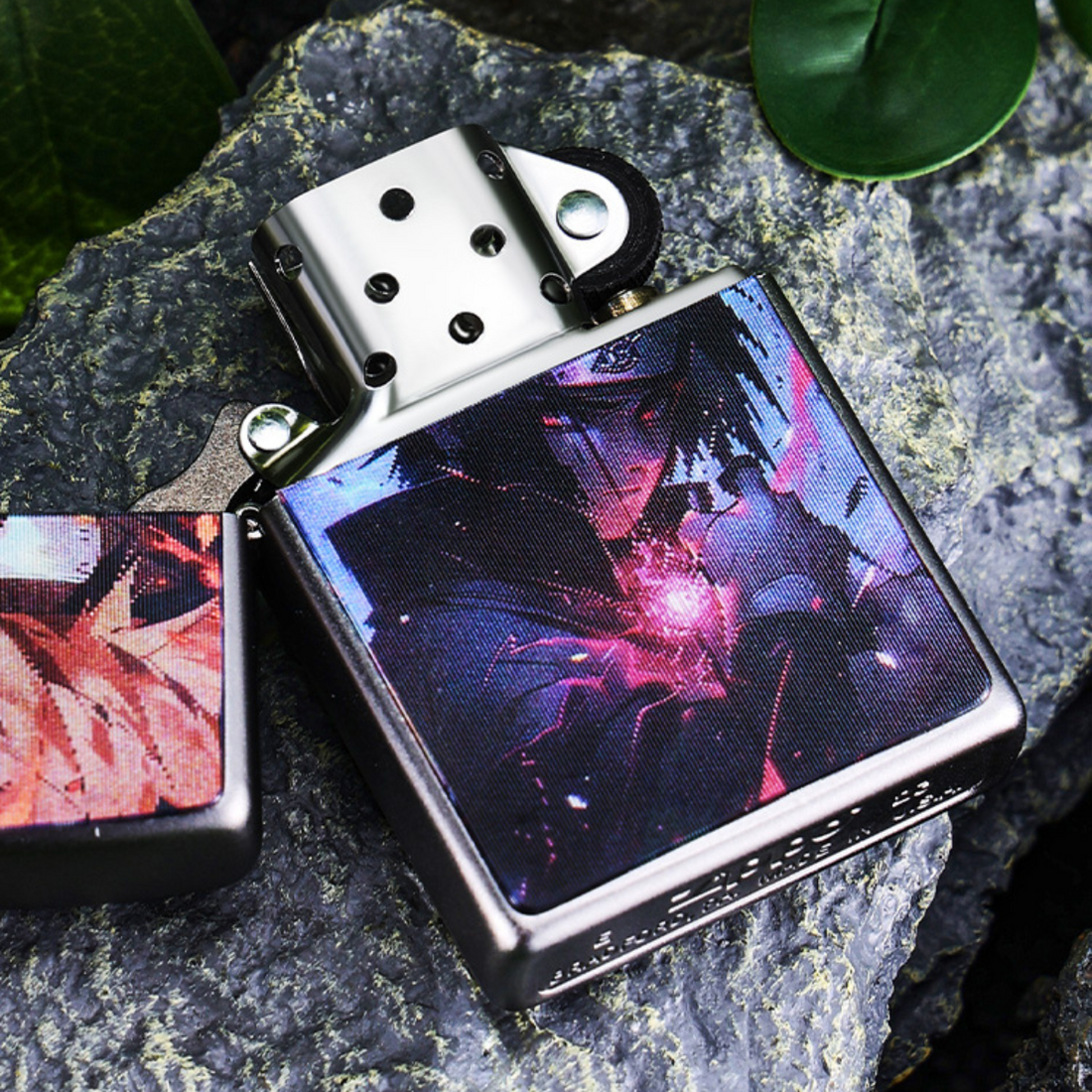 Anime Zippo Lighter - Na.ru.to 3D Flip Design | Naruto Lenticular Cover