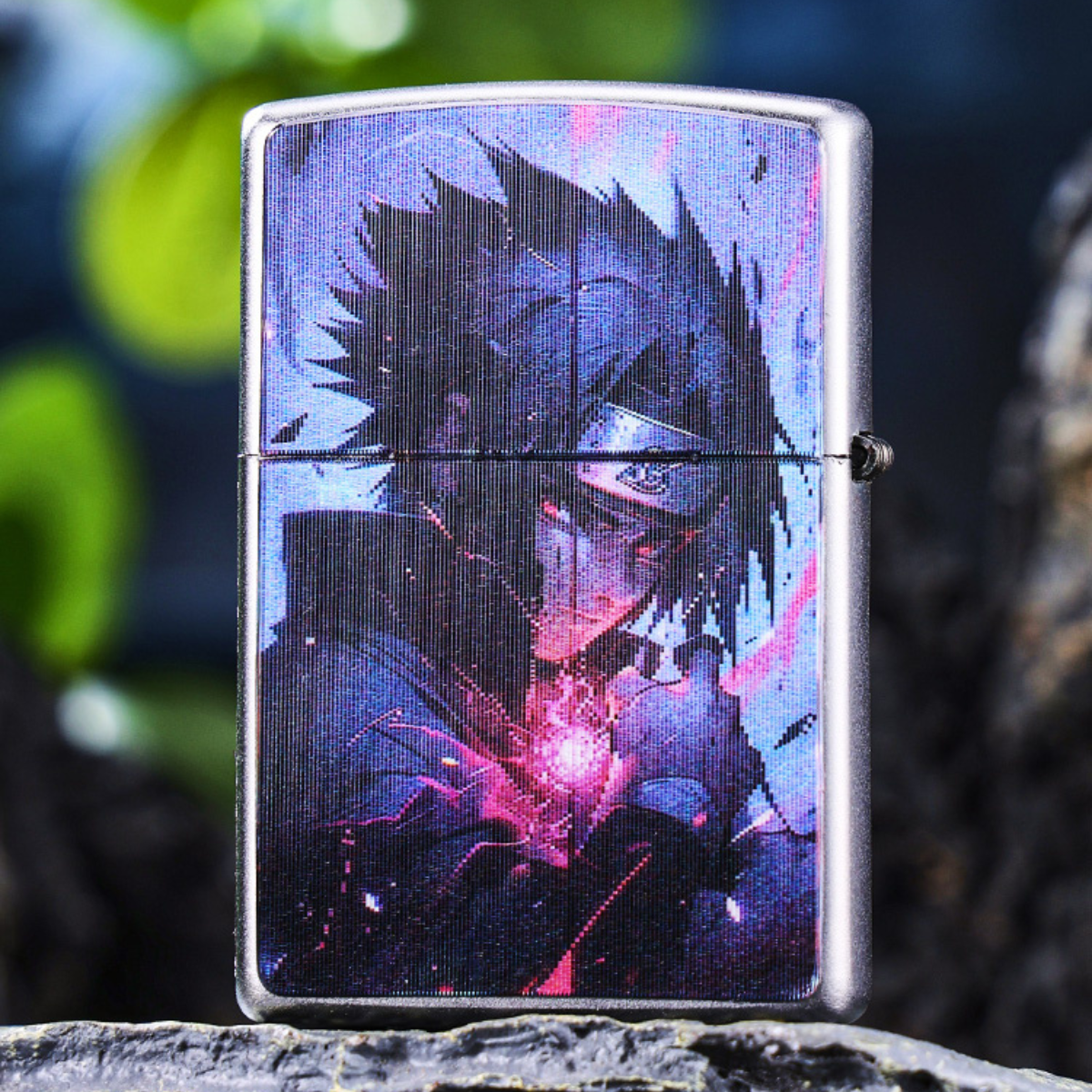 Anime Zippo Lighter - Na.ru.to 3D Flip Design | Naruto Lenticular Cover