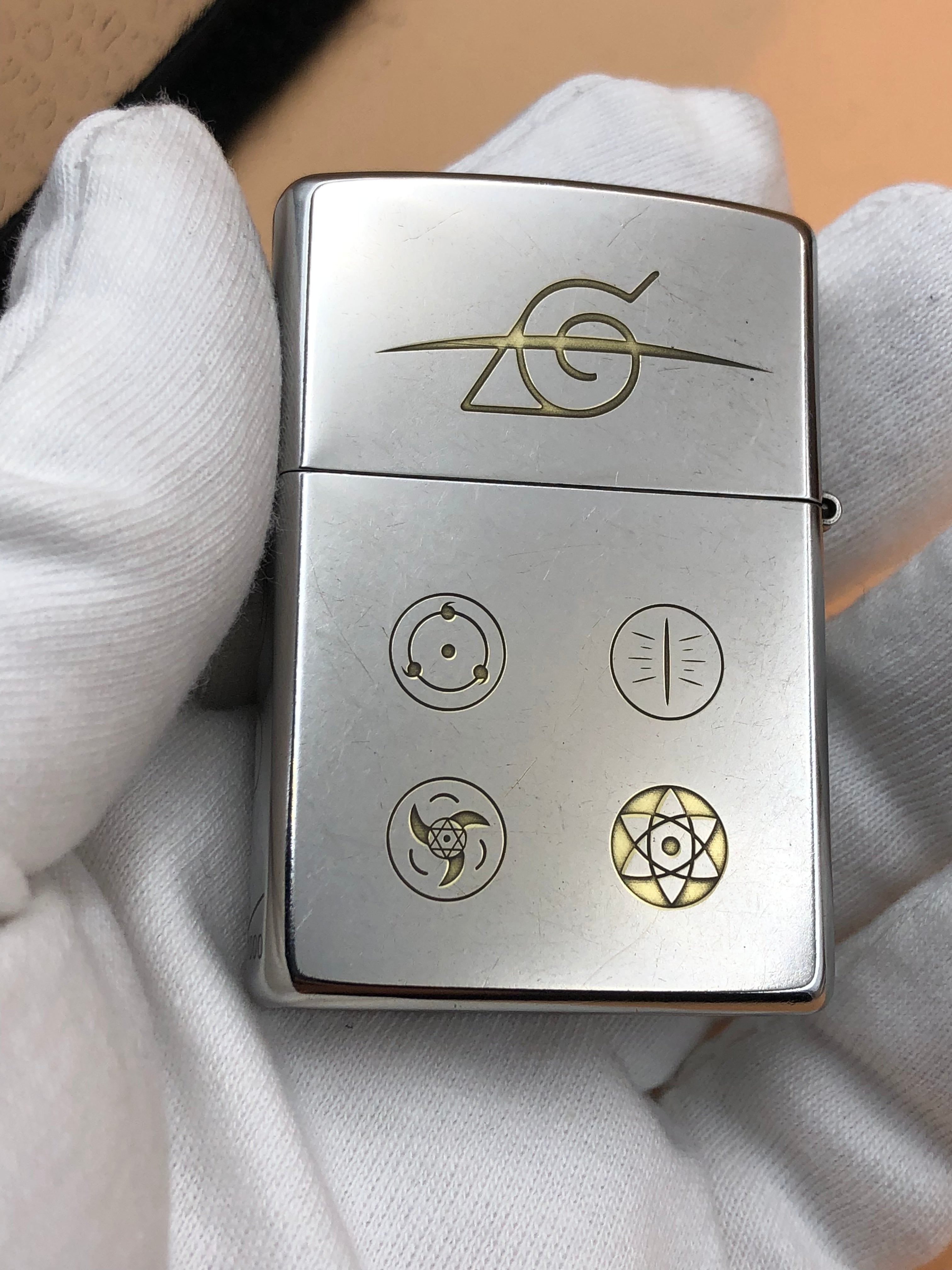 It.ac.hi Uc.hiha Zippo Lighter - Classic Street Chrome Na.ru.to Gift for Men