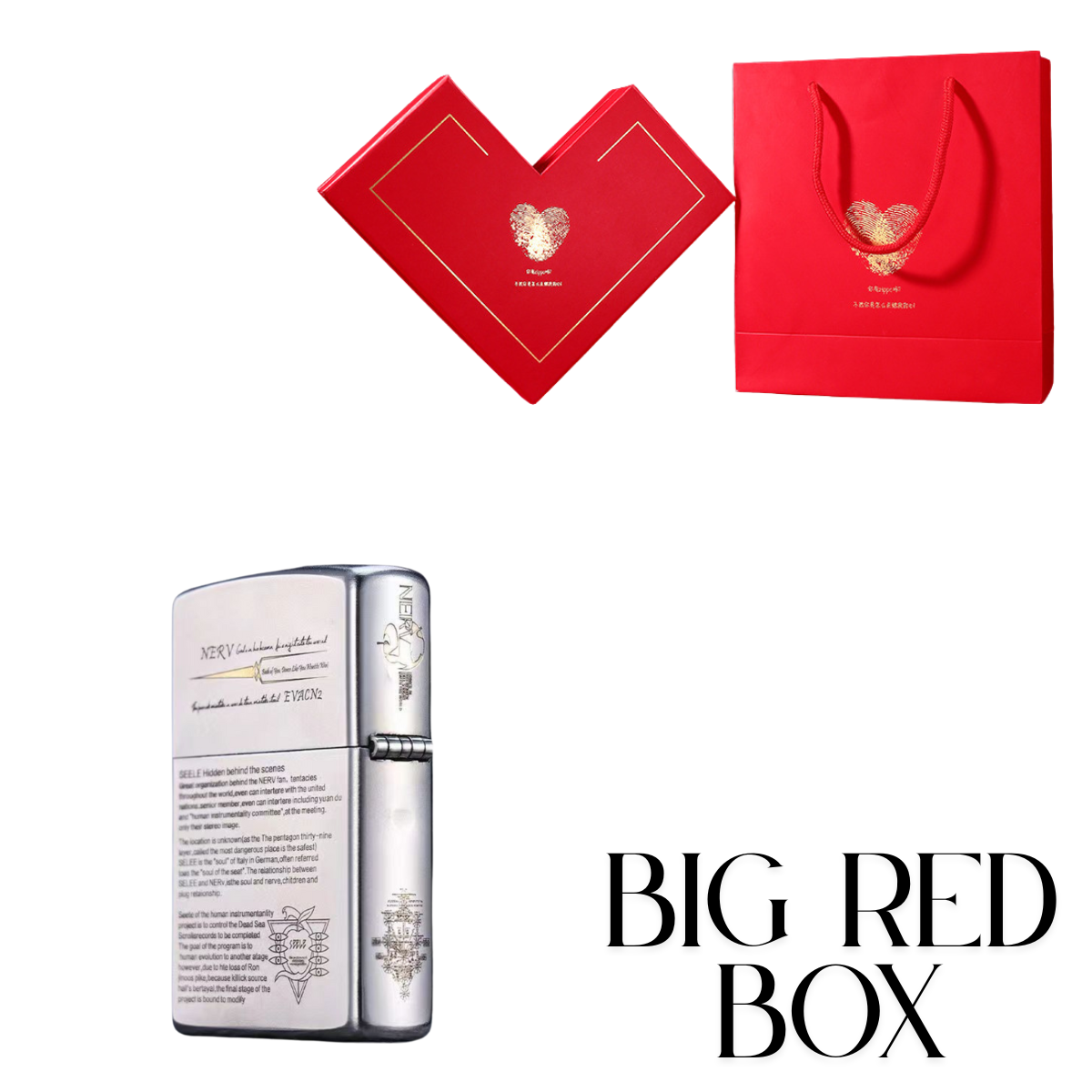 Neon Genesis Evangelion Deep Carved Zippo Lighter - Premium Anime Collectible